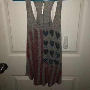 patriotic summer blouse